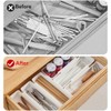 ZAAWUUT Expandable Straw Organizer Drawer,Extra Long Straw Storage Holder,Reusable Dispenser