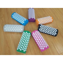 Elevon Acupressure Mat and Pillow Set for Back/Neck Pain, Acupuncture Mat Full Body to Relieve Muscle Fatigue, Massage Point Mats Acupuncture Eases Stress, Pink