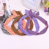 Ruihfas 6Pcs Fashion Twist Bow Wire Headbands Head Wrap Bunny