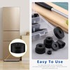 Glarks 40Pcs 8 Sizes Round Rubber Spacer Assortment Kit, Multi