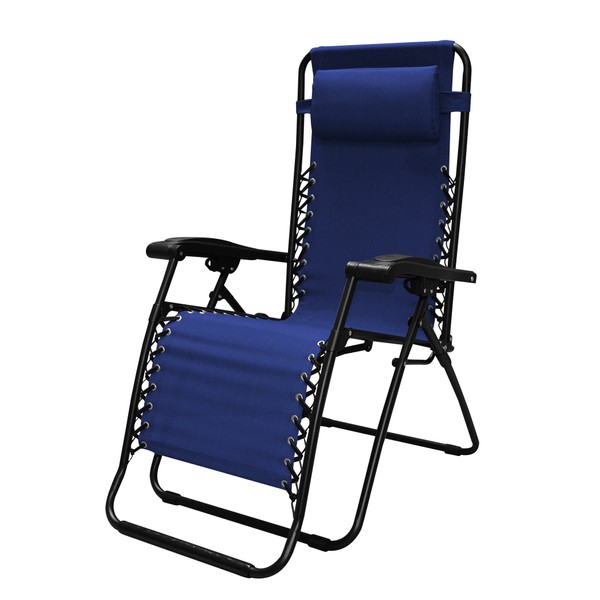 Caravan Sports Infinity Zero Gravity Chair, Blue, 1-Pack