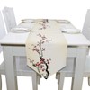 WOOR Double-Sided Spring Japanese Cherry Blossom Sakura Tree Table Runner