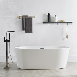 BGL Swivel Towel Bar for Bathroom Gold,Swing Out Double Towel Bar 2-Arm Kitchen Wall Mounted Towel Hanger Holder for Bathroom Organizer