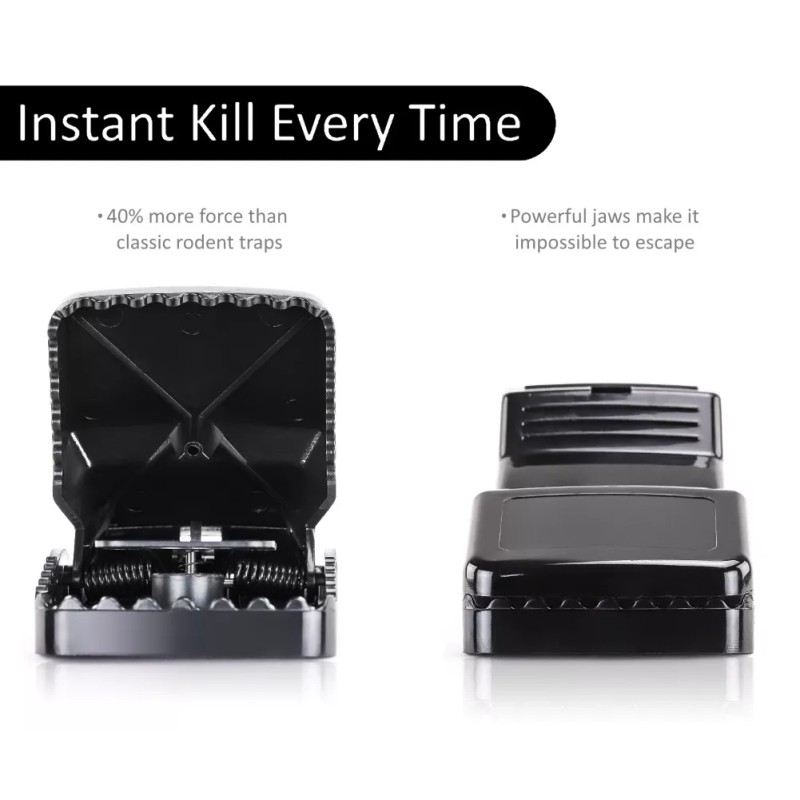 eXuby Large Powerful Rat Traps (8 Pack) – Kills Instantly