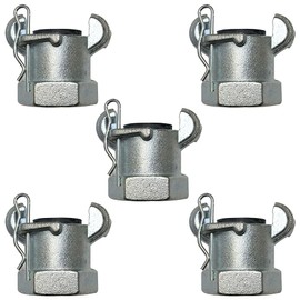 Interstate Pneumatics CU-900 1 Inch Female NPT Straight Through Jack Hammer Coupler-Pack of 5