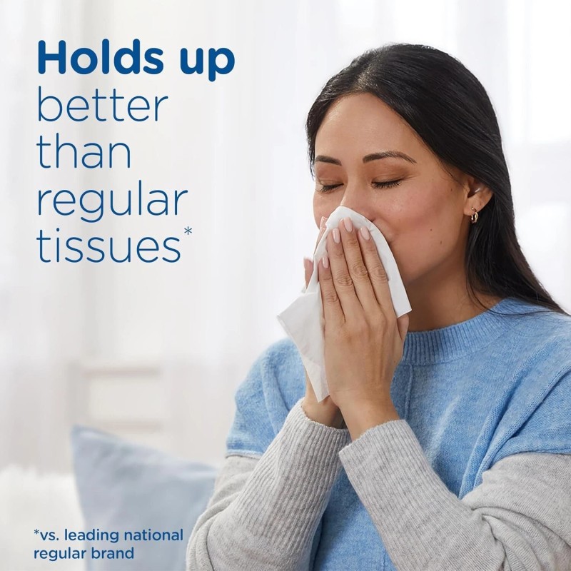 Puffs Plus Lotion 2-Ply Facial Tissues 12 Cube Boxes, 72