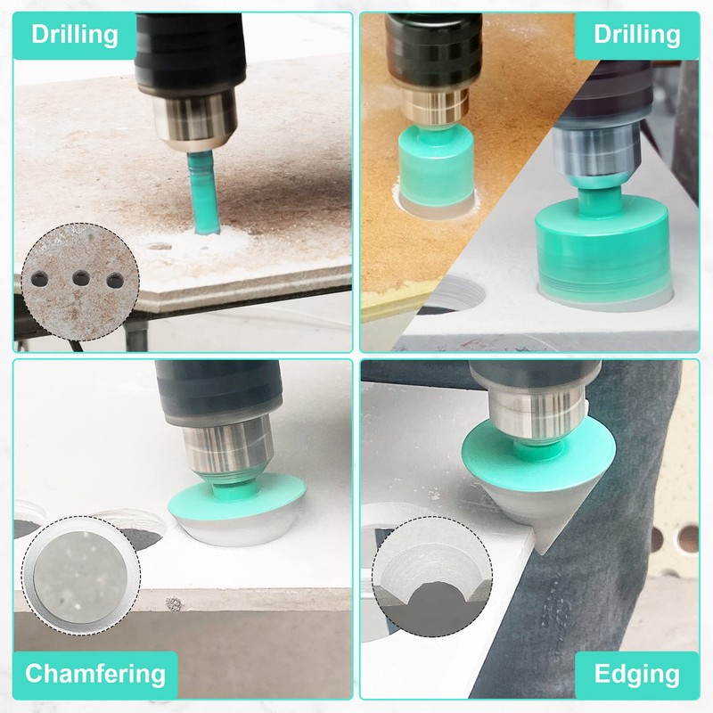 LEKOMESH Diamond Core Drill Bits Set 11pcs Tile Hole Saw