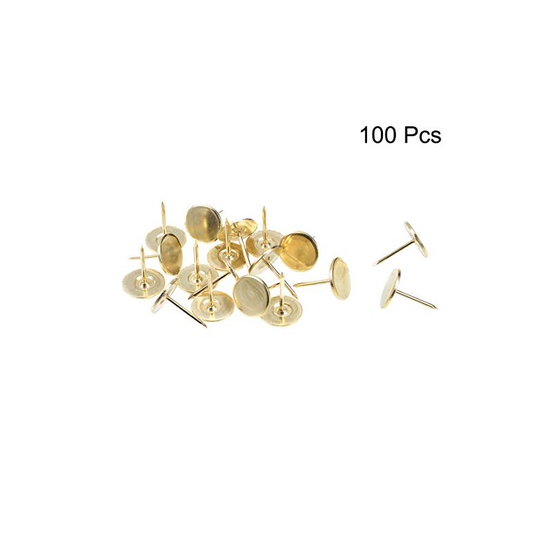 sourcing map Upholstery Nails 16 mm x 20 mm Flat