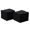 Perfectware PW Napkin Black 2PLY-100 Paper Beverage Napkin, 2-ply, Black