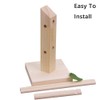 TopHomer Wooden Glasses Holder, 4 Pairs Glasses Stand Sunglasses Storage
