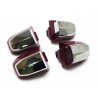 GM Door Handle Bezel Red Passion Chrome 2015-2019 Escalade Tahoe