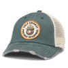 AMERICAN NEEDLE Smokey Bear Orville Adjustable Snapback Baseball Hat, Stone/Green
