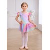 MdnMd Girls Dance Ballet Leotards Dresses for Toddler Ballerina Outfit