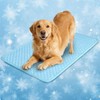 Dog Cooling Mat 2.0, Blue, Thick Long-lasting Cooling Mat for