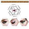 2 Sheets 6 in 1 Eyeliner Stencil, Eyeliner Stencil, Eyeliner
