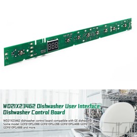 Meyffon WD21X23462 Dishwasher User Interface Compatible with GE Dishwasher GDF610PGJ4BB GDF610PGJ6BB Replace WD21X31902 WD21X32000 WD21X31902C Dishwasher Control Board
