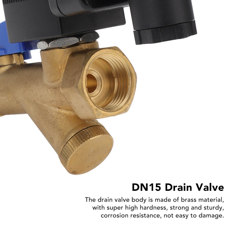 Electronic Drain Valve DN15 G1/2 16bar Working Pressure Brass Noise