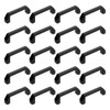 sourcing map 20 Pack Rectangular Plastic Pull Handle, 120mm/4.7 Inch