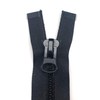 Black Plastic Teeth No.8 Zips Open End Various Lengths Zipper