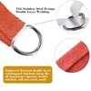 SHADESPEARE 8' x 10' Red Rectangle Sun Shade Sail Canopy