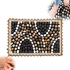 Acupressure Mat for Feet, Reflexology Foot Massager Pad with Pebbles