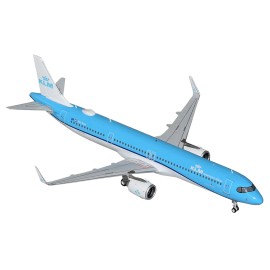 DCD Airbus A321neo Commercial Aircraft KLM Royal Dutch Airlines (PH-AXA) Blue White 1/200 Diecast Resin Gemini 200 Series
