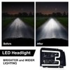G-PLUS LED DRL Headlights, Compatible with 2005-2007 Ford F250 F350