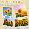 Huglanket Sunflower Gifts with Initial for Sunflower Lovers & Women,