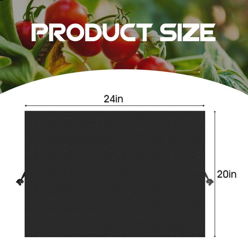 pdpdoc 3 Pack City Pickers Mulch Cover, 20" x 24"