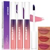 3Pcs Long Lasting Matte Peel Off Lip Stain, Tint, and