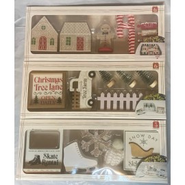 HORIZON Group 3 Packs Winter Christmas Holiday Decor Sets Skate Tree NEW (133)