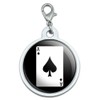 GRAPHICS & MORE Playing Cards Ace of Spades Large Chrome