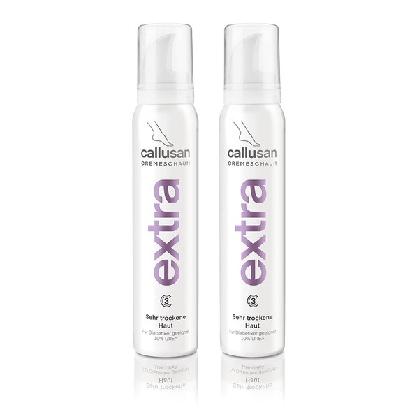 Callusan Extra Cream Foam for Very Dry, Cracked Skin, 10%