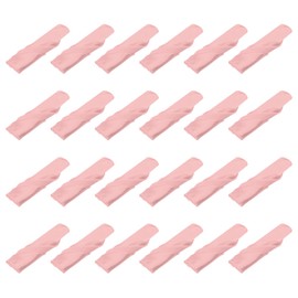 sourcing map 24pcs Rose Gold Satin Table Napkins Polyester Square Bright Table Napkin Fabric Table Napkin for Event Wedding Party Table Decoration, 17 x 17 Inch