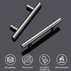 Aegero 10 Pack Cabinet Pulls Matte Black Stainless Cabinet Handles,