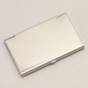 Agility affa "Piatto" Card Case, Business Card Holder, Stainless Steel,