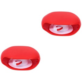 Gatuida 2pcs Automatic Roll Earphone Storage Box Red Data Cable Organizer for Home and Travel and Material for Earphone and Charging
