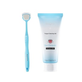 Bodyaid Tongue Cleaning Gel Bundle (with Brush) for Refreshing Mint Fragrance