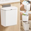 Wall Mounted Trash Bin Space Saving Hanging Garbage Can for