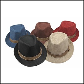 White Fang CZ102 Colorful Hat, Medium Folding Hat, Heatstroke Prevention, Hat, Sun Protection, Outdoor, Travel, Men's, Women's, blue