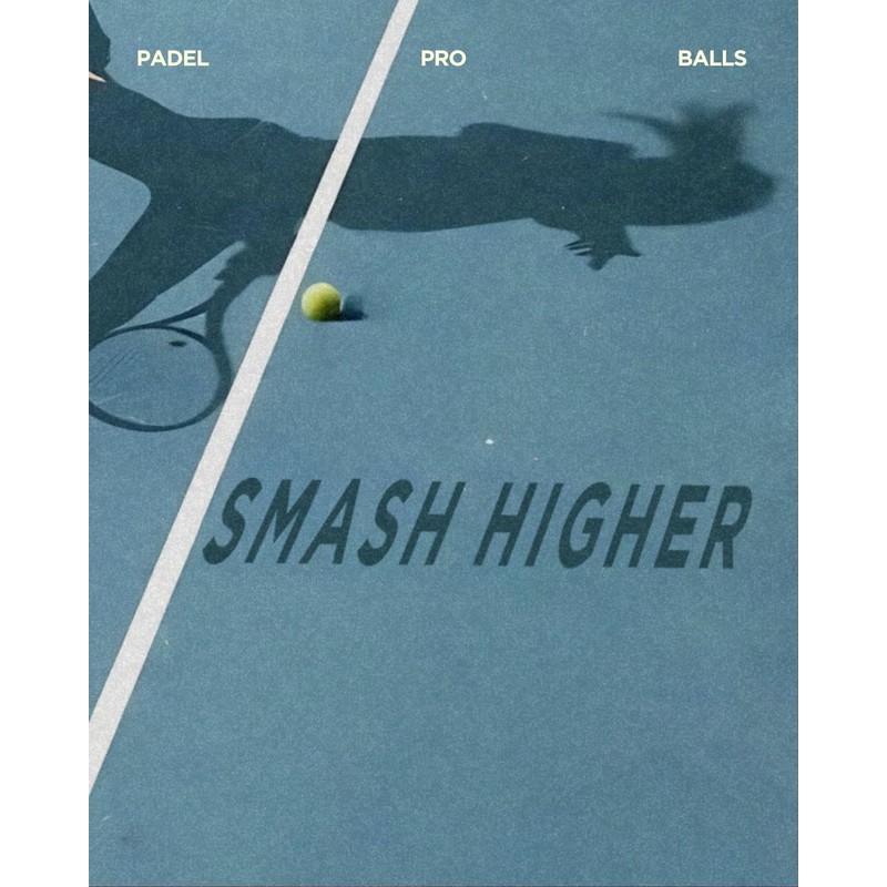 Pelotas Padel Pro Smash Pack 3 Alta Competencia Rebote Constante