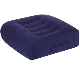 WSGJHB Large Seat Cushion, Extra Thick Booster Seat Cushions for Office Chairs Long Sitting Office Workers, Car Drivers, Relieves Back Pain, Breathable, Anti-Slip, 20x20x6 inchs, Blue