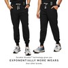 FIGS Tansen Jogger Scrub Pants for Men - Black, S