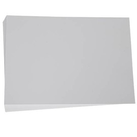 Vinyl Card for Steel Sign Holder, Blank Card, White 7 x 5 Inches (25 Cards)