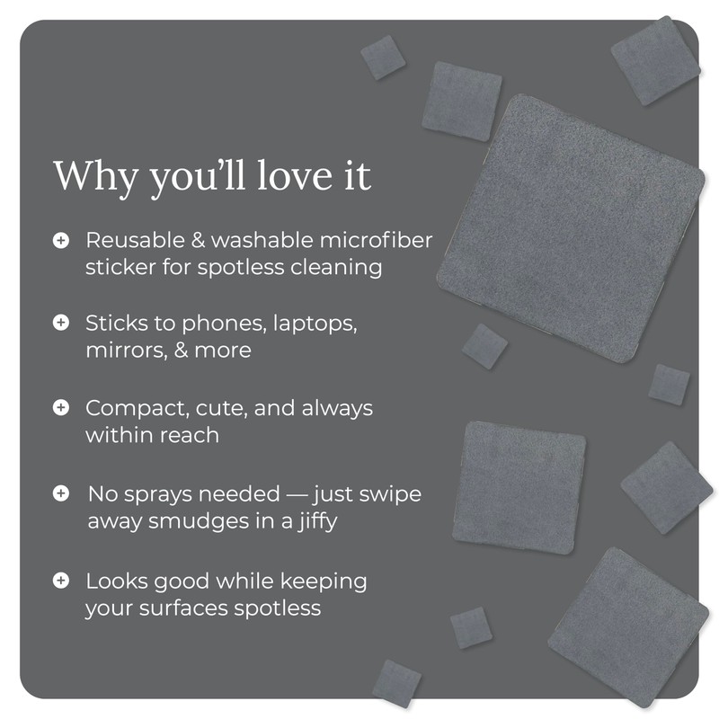 Jiffys Restickable Cleaning Pads – Reusable, Washable, Multi-Surface Cleaner for