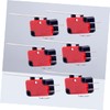 TEHAUX V-153-1c25 6pcs Micro Electric Travel Switches Waterproof Momentary Push