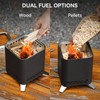 ONLYFIRE OUTDOOR LIVING 2-in-1 Smokeless Fire Pit with Pot Bracket