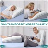 TANYOO Bed Wedge Pillow for Sleep Apnea 7.5Inch Gerd Pillow