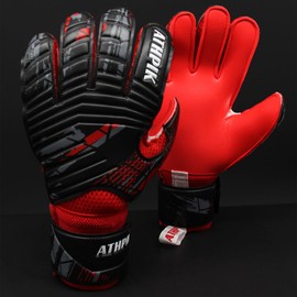 YUKOOL Goalkeeper Gloves Children and Teenagers, Football Gloves Children, Football Gloves with Holder, Goalkeeper Gloves with Finger Protection, Breathable, Safe 9