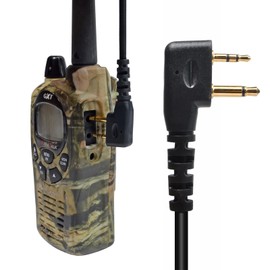 HYSHIKRA Shoulder Mounted Speaker Microphone for Two-Way Radio Compatible with Midland G7 pro G9 Pro XT70 XT60 XT50 XT40 XT30 MA26-XL C515.05 with Swivel Bracket (Black)